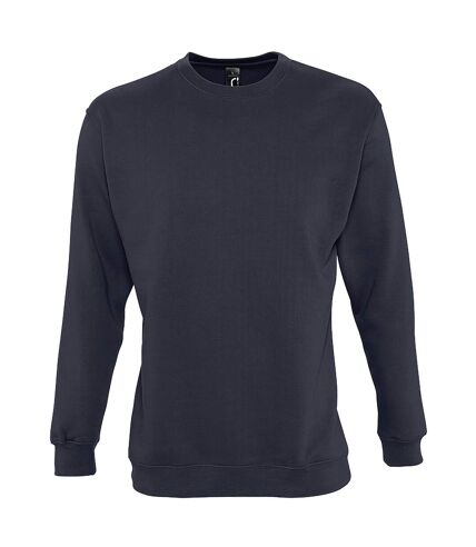 SOLS Mens Supreme Plain Cotton Rich Sweatshirt (Navy)