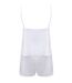 Ensemble de pyjama court femme blanc Towel City-2