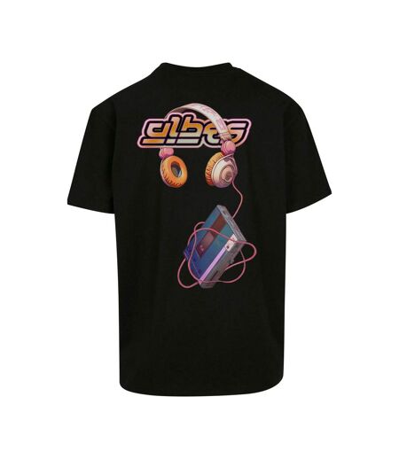 Mens K-pop Heavyweight Oversized T-shirt Noir Mister Tee
