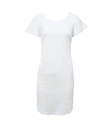 Robe T-shirt Femme Blanc Mantis