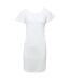 Robe T-shirt Femme Blanc Mantis-2