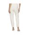 Pantalon slim 7/8 écru femme vila vicarrie lowny-2
