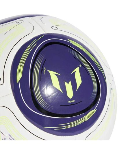 Ballon De Foot Style Lionel Messi Club Taille 5 Blanc Violet Noir Jaune Adidas