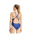 Maillot De Bain 1 Pièce Style 3 Rayures Femme Bleu Adidas-3