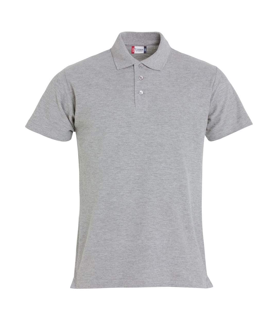 Polo basic homme gris Clique Clique