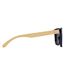 Unisex Adult Tan Bamboo Sunglasses One Size Silver Floso-3
