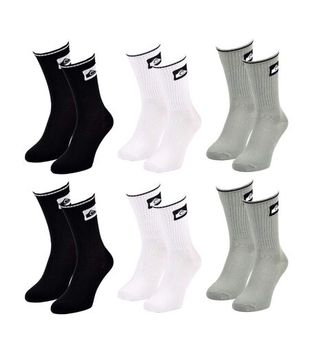 Chaussettes QUIKSILVER REGULAR CREW - Pack de 6