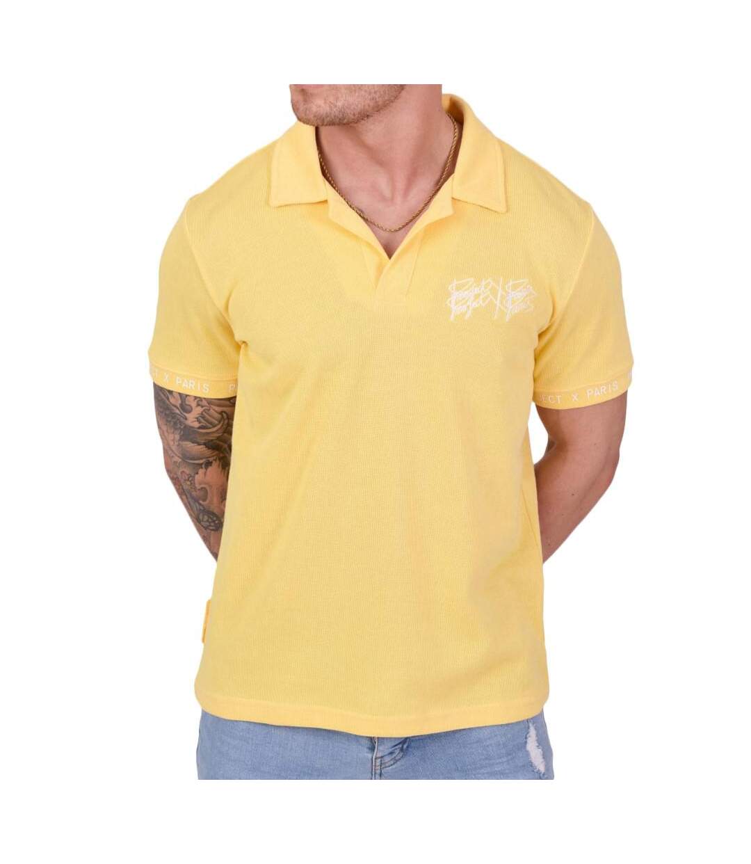 Polo Jaune Homme Project X Paris 0201 - S-1