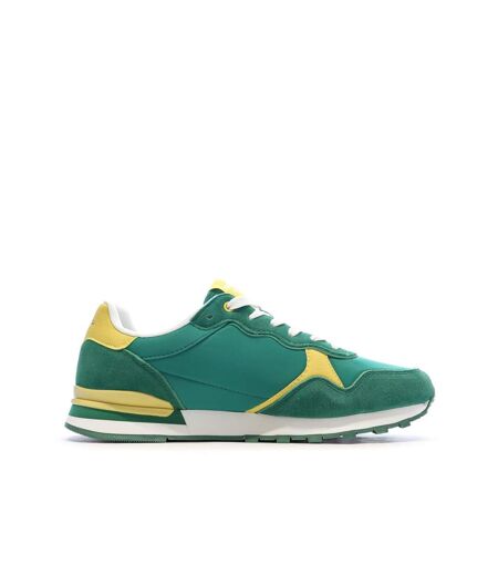 Baskets vert/jaune femme teddy smith 120549