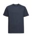 Russell Mens Heavyweight T-Shirt (French Navy) - UTBC4750