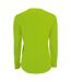 SOLS Womens/Ladies Sporty Long Sleeve Performance T-Shirt (Neon Green)