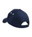 Casquette 100% Coton Adulte Unisexe Bleu Marine Français Blanc Beechfield-2