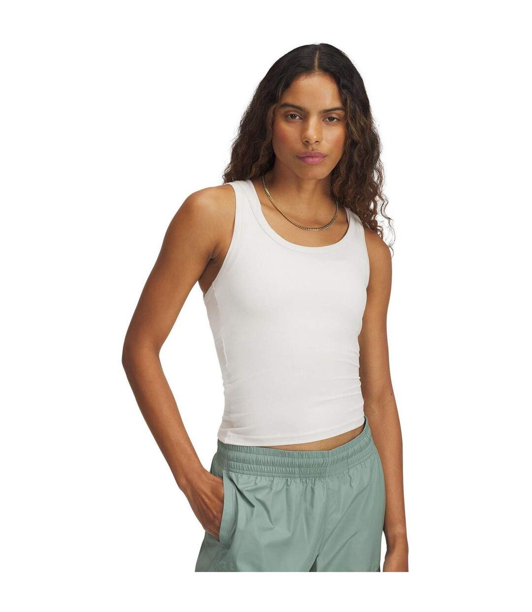 Débardeur Sans Manches Femme Marron Under Armour-1