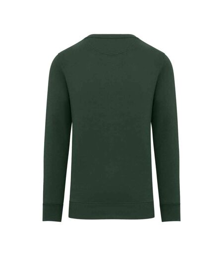 Unisex adult crew neck sweatshirt forest green Native Spirit