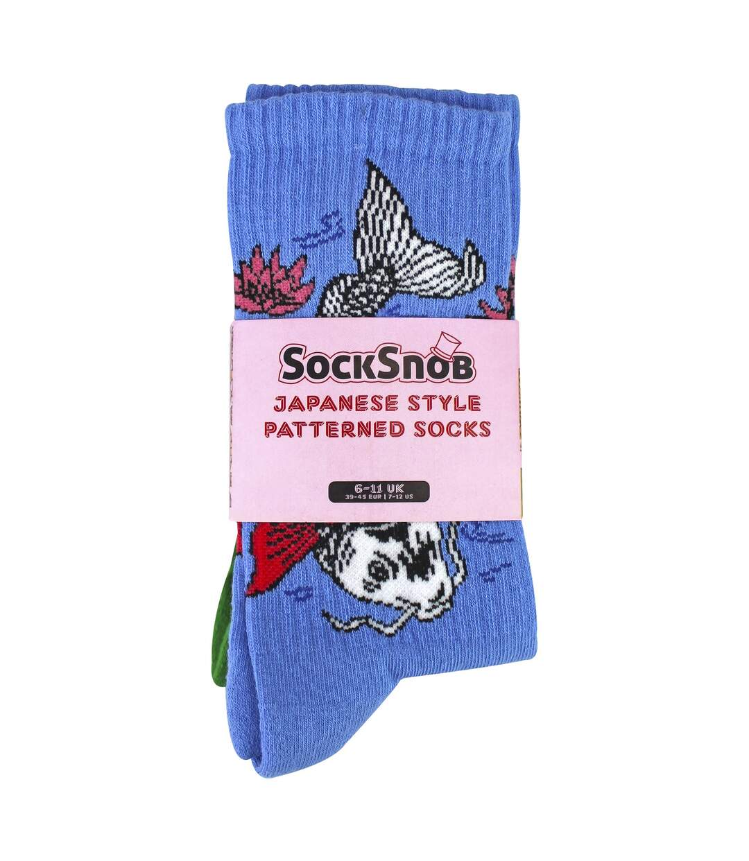 4 Pairs Mens Novelty Japanese Style Cotton Socks with Fun Patterns-2