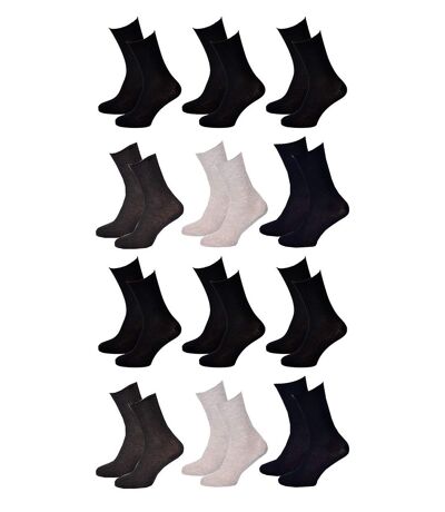 Chaussettes sans élastique femme Spécial Jambes sensibles Pack de 12 Paires Jambes Sensibles