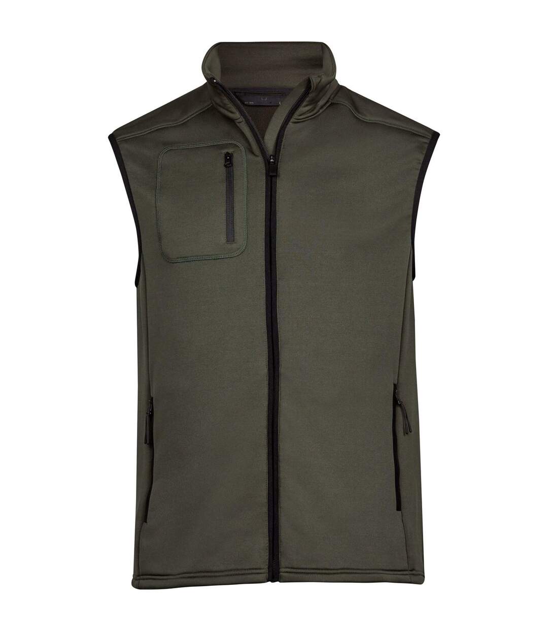 Veste Sans Manches Homme Vert Foncé Tee Jays-1
