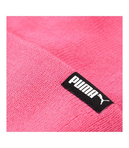 Mens Core Pom Pom Knitted Beanie Pink Puma