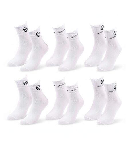 Sergio Tacchini Pack Chaussettes Courte Femme Quarter   Lot de 6