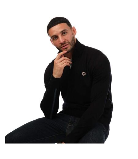 Unisex Adult Tooting Quarter Zip Sweatshirt Navy Ted Baker
