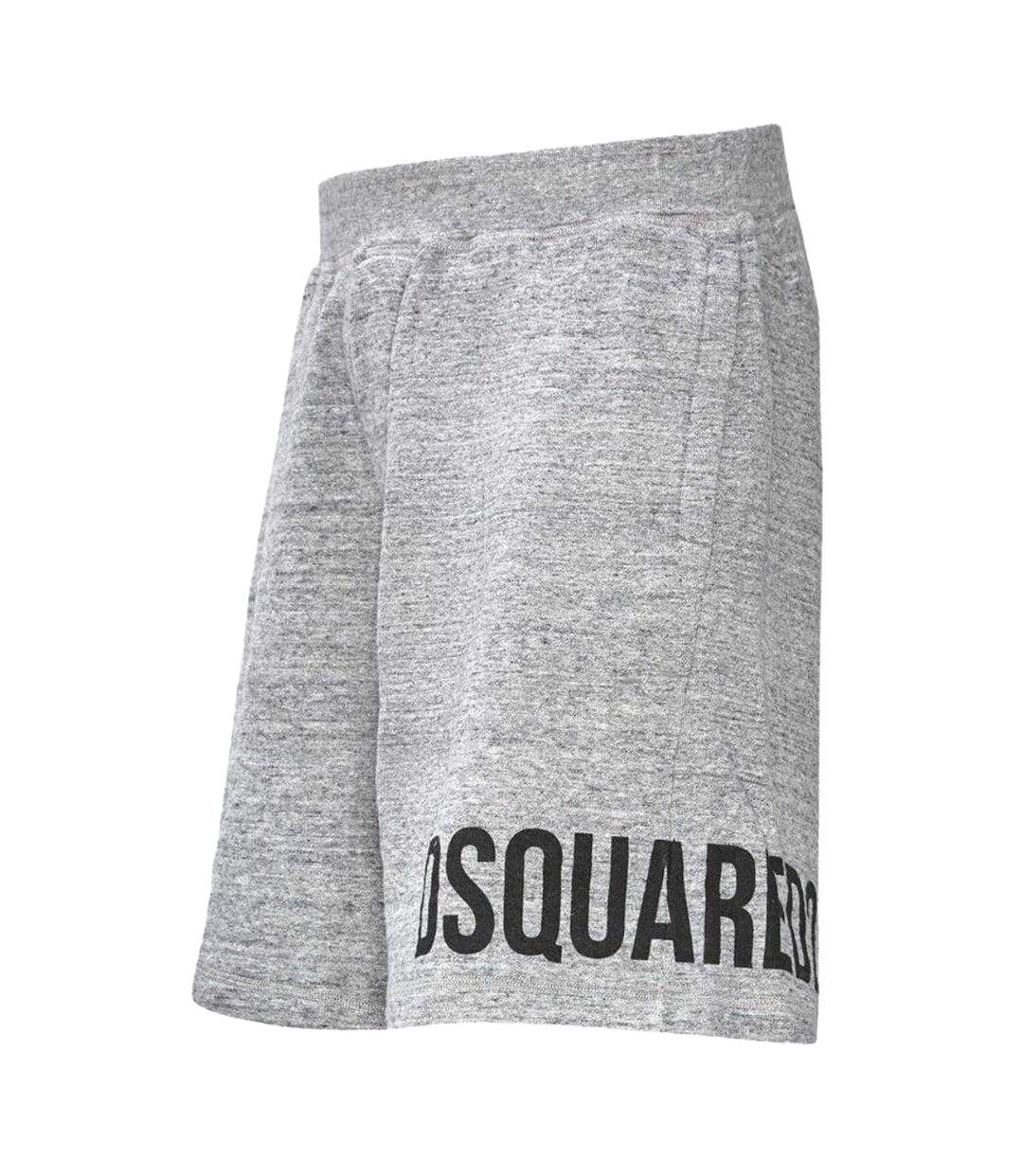Mens Relaxed Fit Casual Shorts Grey DSquared2-3