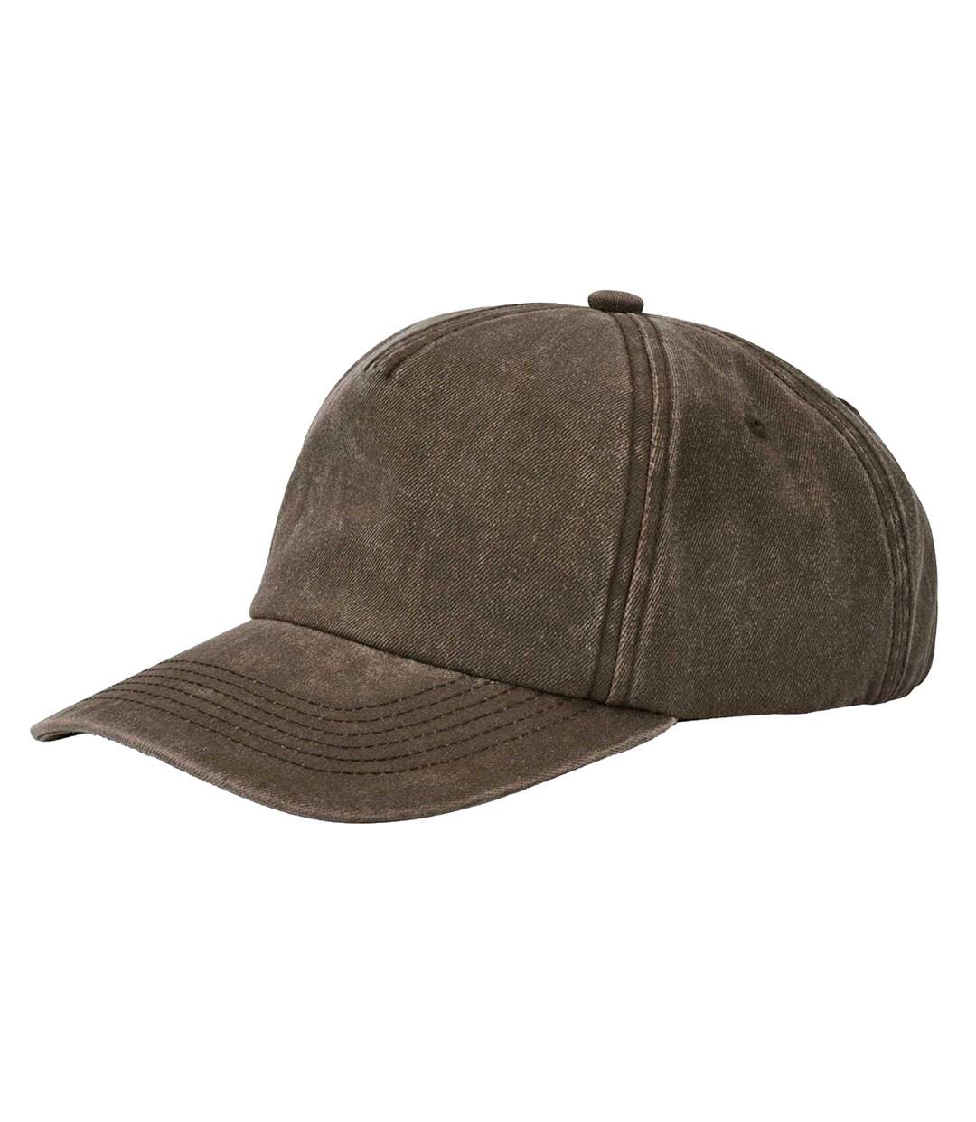 Casquette De Baseball Motif/style Rétro Relaxed Vieux Marron Beechfield-2