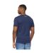 Mens Athwood T-shirt Navy Crosshatch-2
