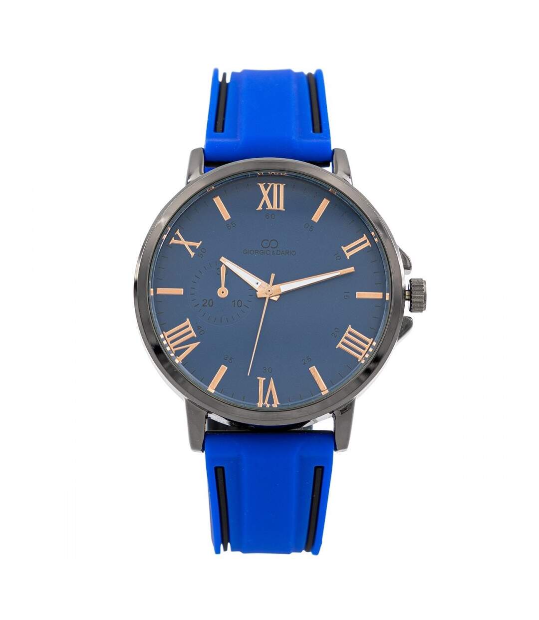 Votre Montre Homme Silicone Bleu GIORGIO-1