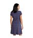 Womens/ladies Santorini Daisy Jersey Uv Protection Dress Indigo Mountain Warehouse-2