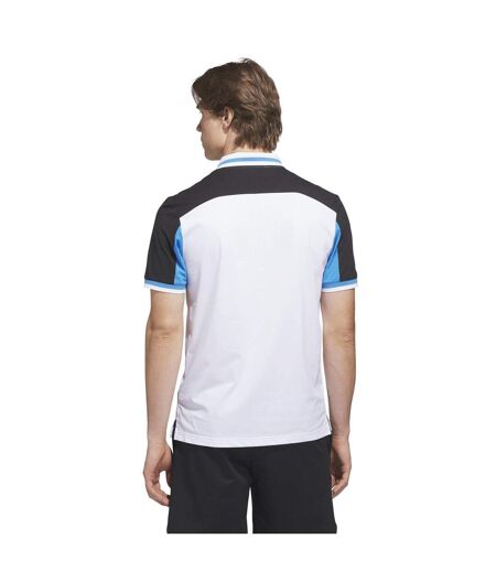 Polo Beyond Homme Blanc Noir Adidas