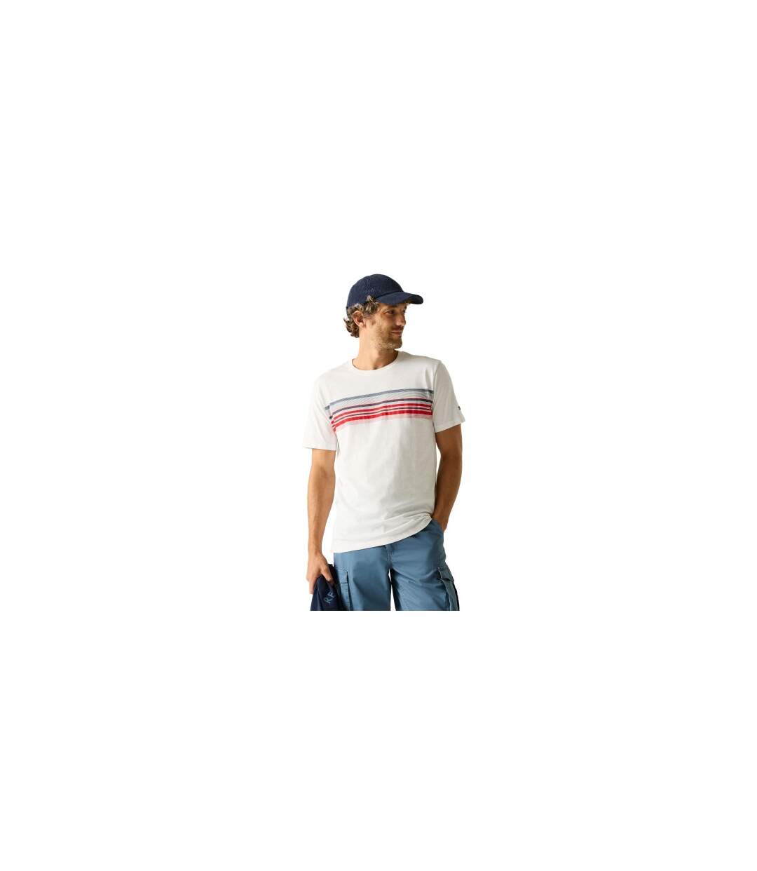 Mens Rendro T-shirt White Regatta-1