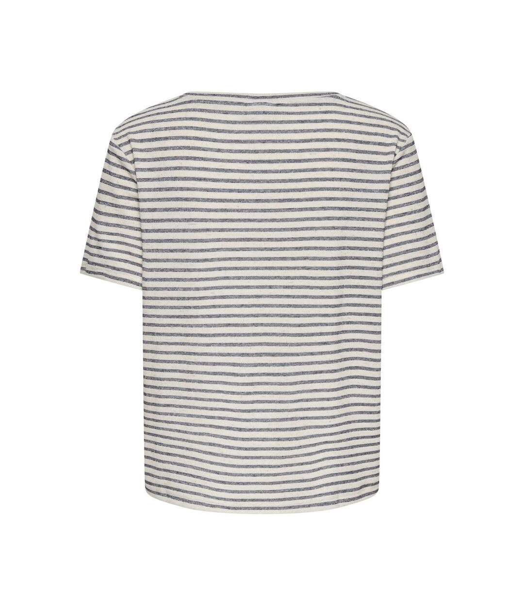 T-Shirt beige/marron femme jdy korna-2