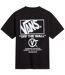 Mens Off The Wall Graphic Print T-shirt Black Vans-3