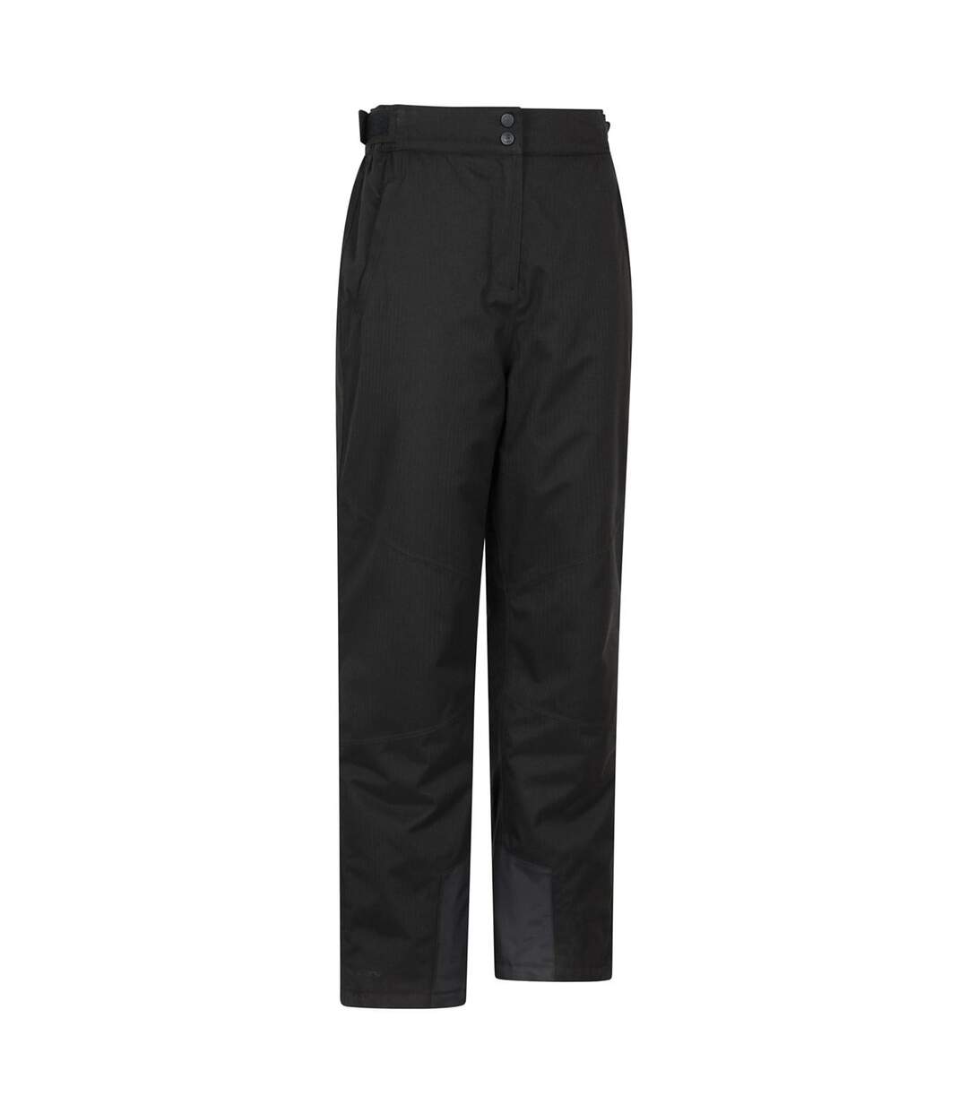 Womens/ladies Blizzard Ii Ski Trousers Jet Black Mountain Warehouse-4