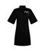 Womens/ladies Denim Shirt Dress Black White Off White-1