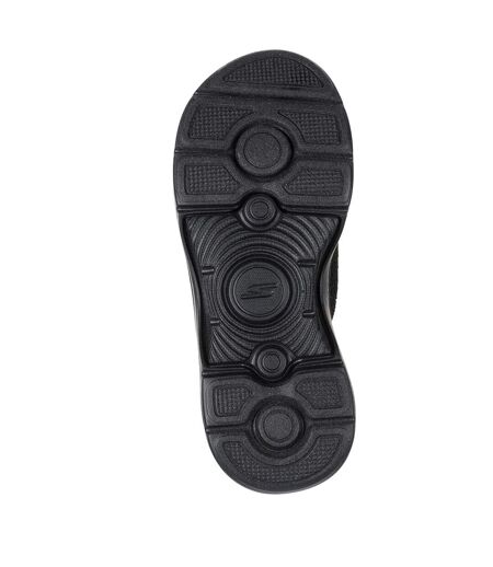 Womens/ladies Go Walk Arch Fit 2.0 Flip Flops Black Skechers