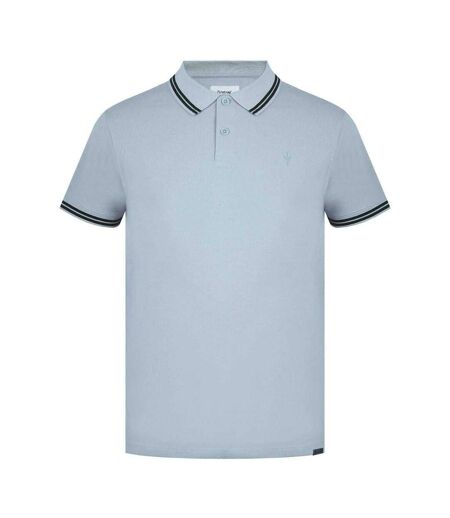 Polo Motif/style Logo Lazer Homme Bleu Noir Firetrap