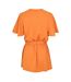 Haut Portefeuille Manches Volantées Femme Orange Ax-3