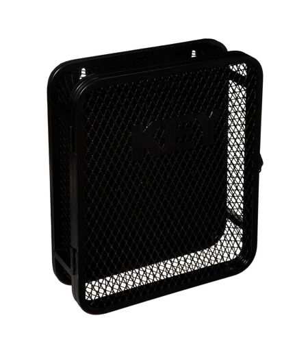 Boîte à Clés en Métal Design Grillage 32cm Noir