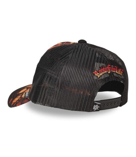 Casquette trucker avec filet bi-matière Blood Rock'n Free Life