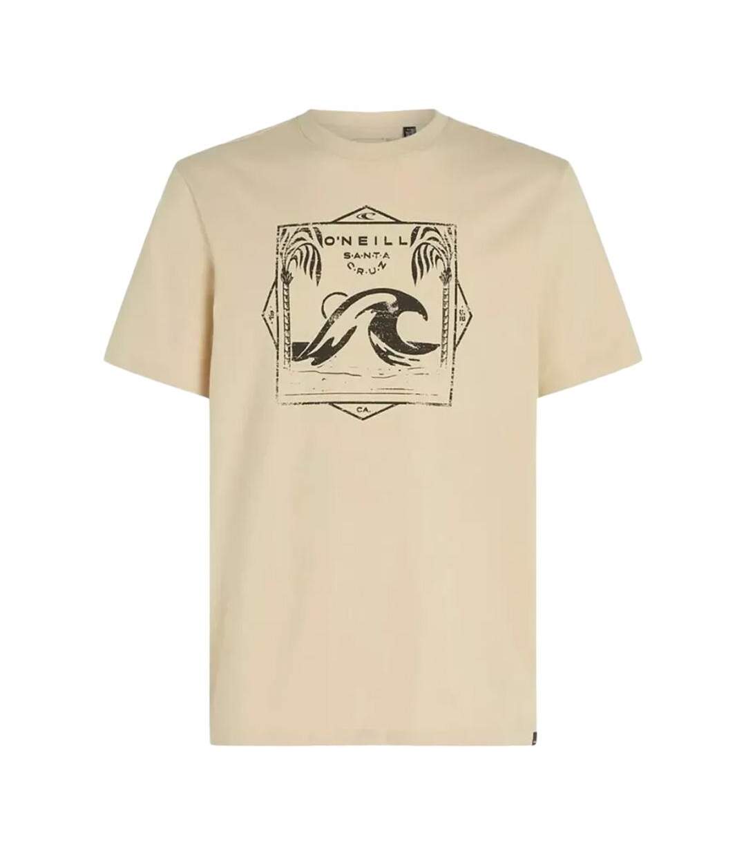T-Shirt beige homme o'neill mix & match-1