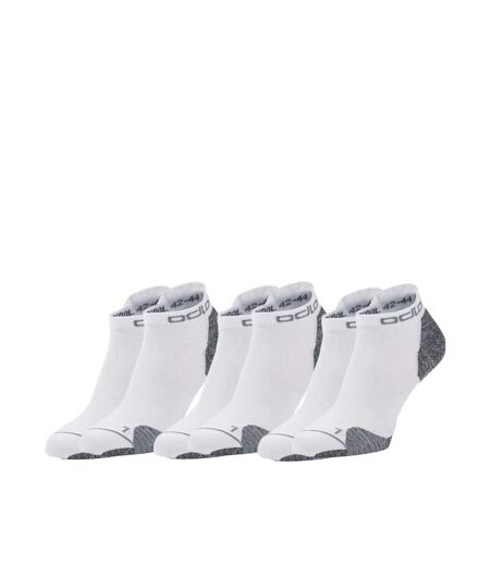 X3 Paires de Chaussettes Blanches Mixte Odlo Run 3 - 36/38