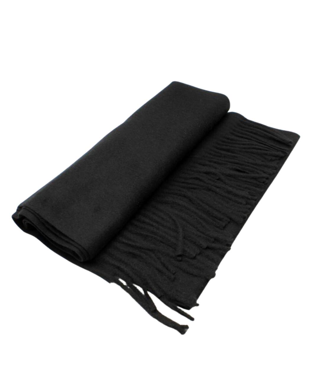 Echarpe Chic en Polyester - Laine - Viscose Doux Noir pour Homme - Accessoire Tendance Automne-Hiver-3
