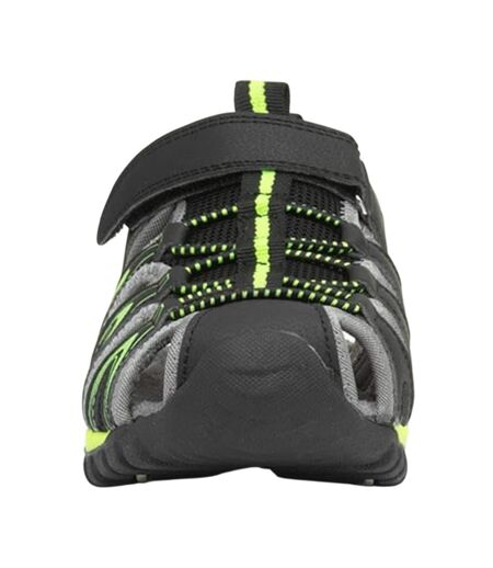 Sandales Pebble Enfant Vert Kaki Foncé Vert Fluo Hi-Tec