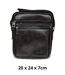 Sacoche en simili cuir marron pour homme - Finition soignée et style intemporel-1