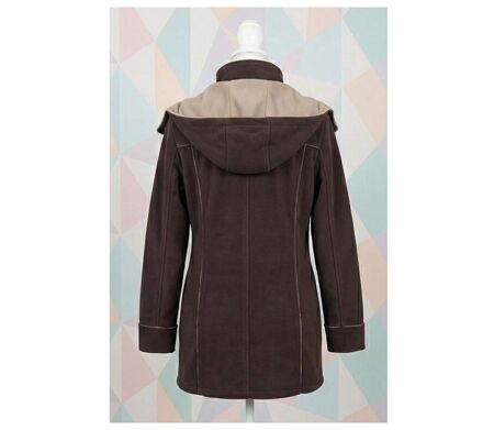 Manteau Polaire Femme Contre-collé MAYFLOWER TOKYO3 – Marron Chocolat