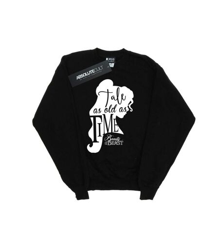Disney Sweat-shirt Womens/Ladies Tale As Old As Time (Noir) - UTBI32657