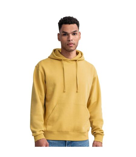 Sweat À Capuche Motif/style Uni Authentic Homme Jaune Foncé Russell