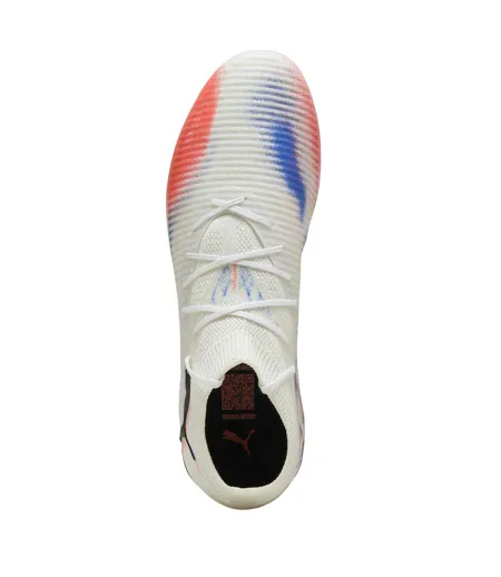 Mens Future 8 Pro Artificial Ground Football Boots White Black Red Puma