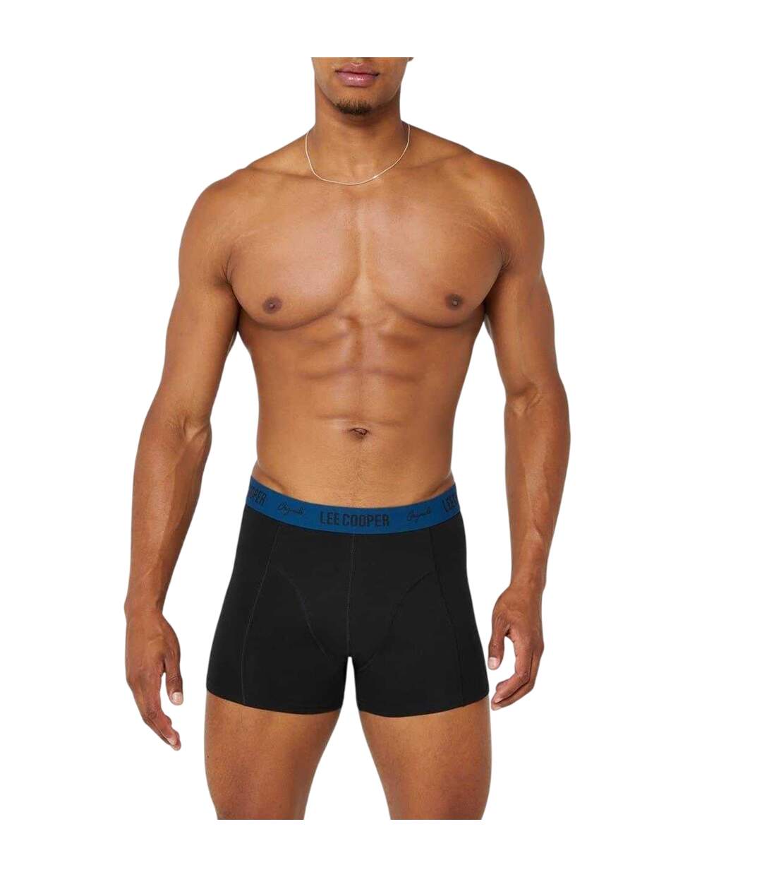 Pack Of 10  Mens Boxer Shorts  Black Multicoloured Lee Cooper-3